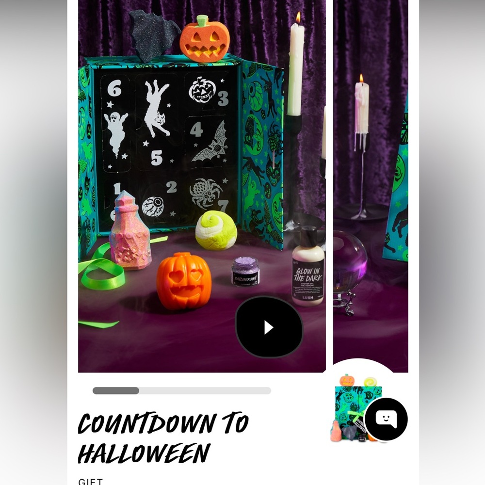 Lush countdown to Halloween 🎃